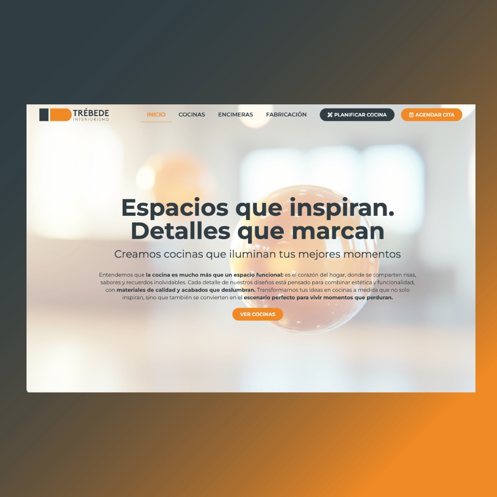 Captura de la web de Trébede